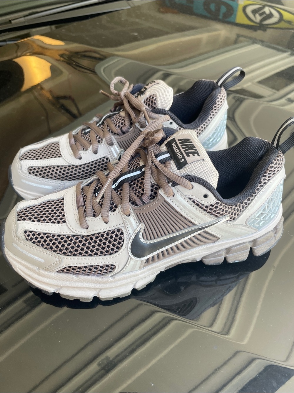 Nike Vomero 5 Running Shoes - Gray and Black